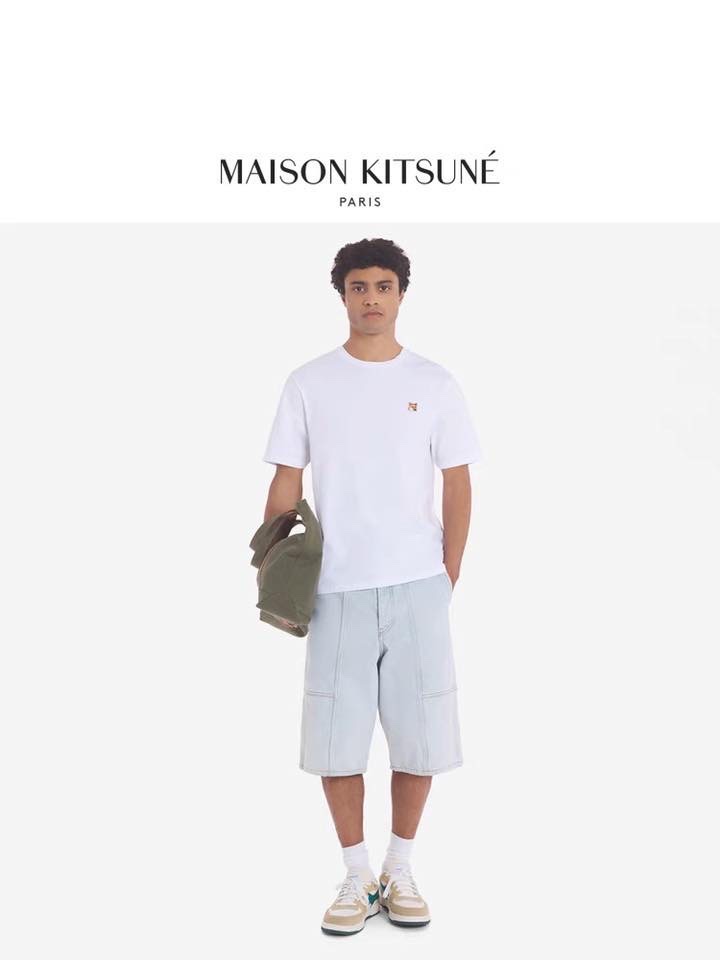 Tshirt Maison Kitsune logo 1 cáo