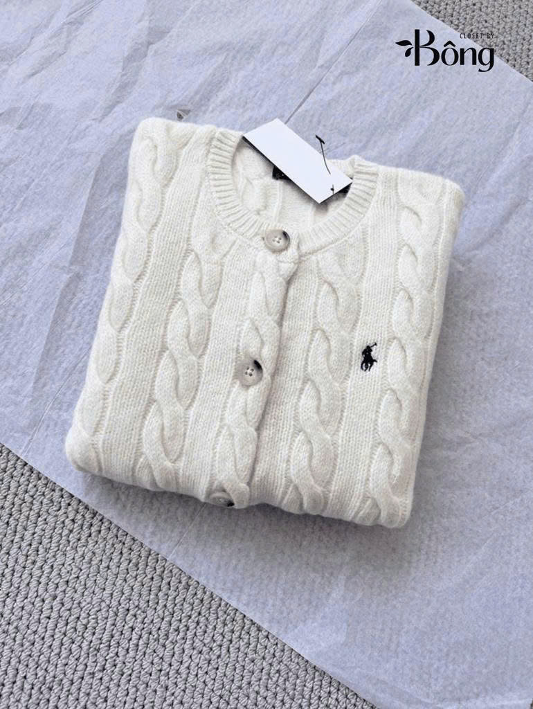 CDG Polo vặn thừng  khuy to 6 màu tuồn auth