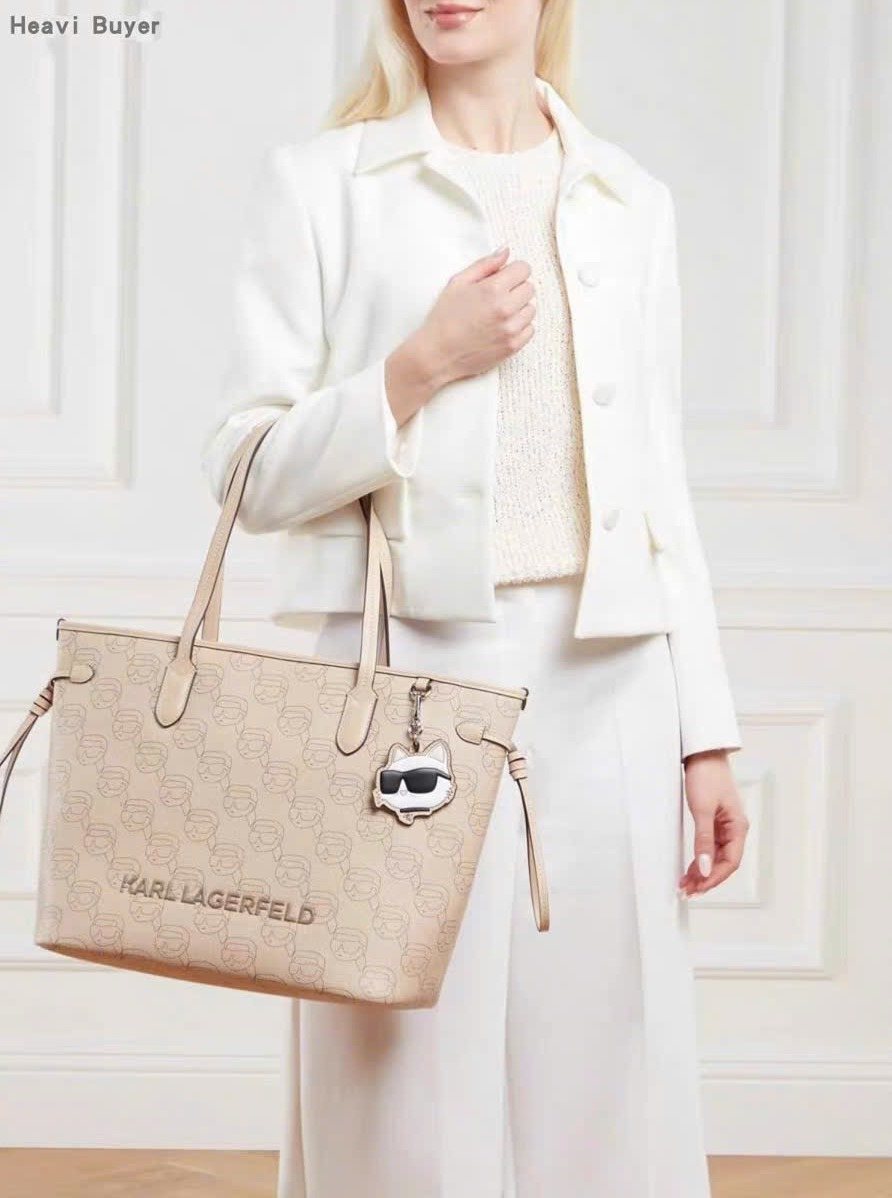 Túi TOTE KARL hoạ tiết chìm