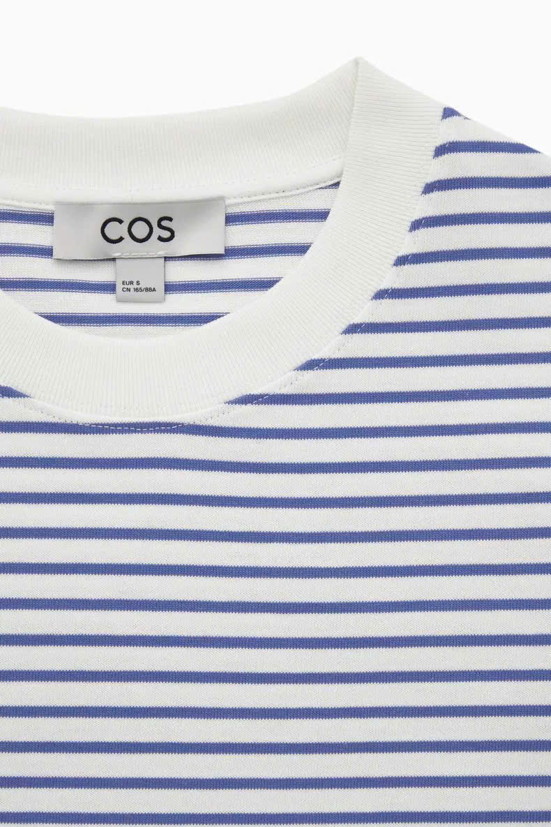 Tshirt COS kẻ ngang cổ tròn 5 màu