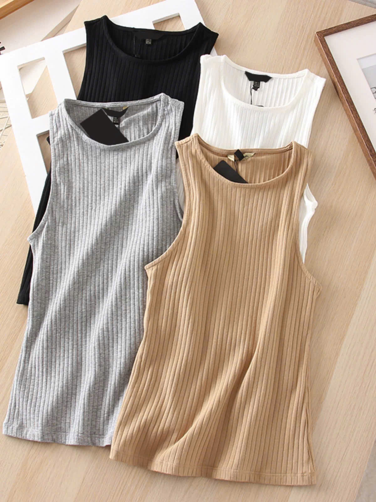 Top Massimo Dutti sát nách dệt kim 3 màu