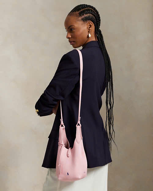 Túi Polo Play leather small tote & crossbody bag
