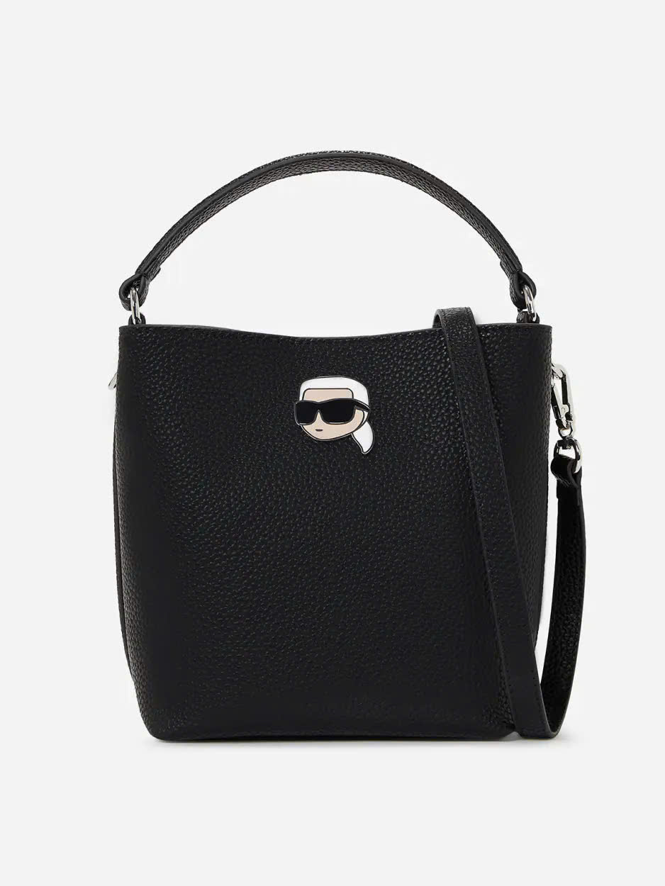 Túi Karl Largerfeld ikon pebble bucket bag in leather