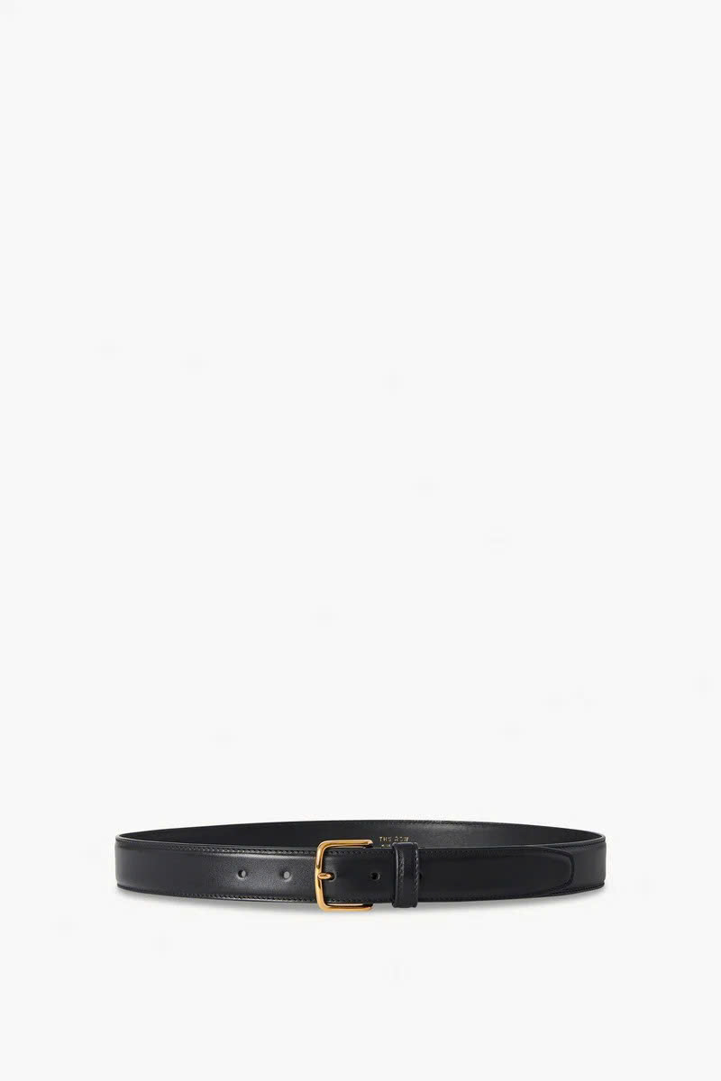 Thắt lưng THE ROW Classic Belt in Leather (Thắt lưng basic mặt trắng)