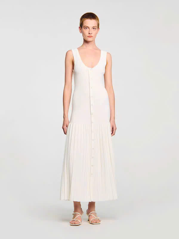 Váy maxi dệt kim