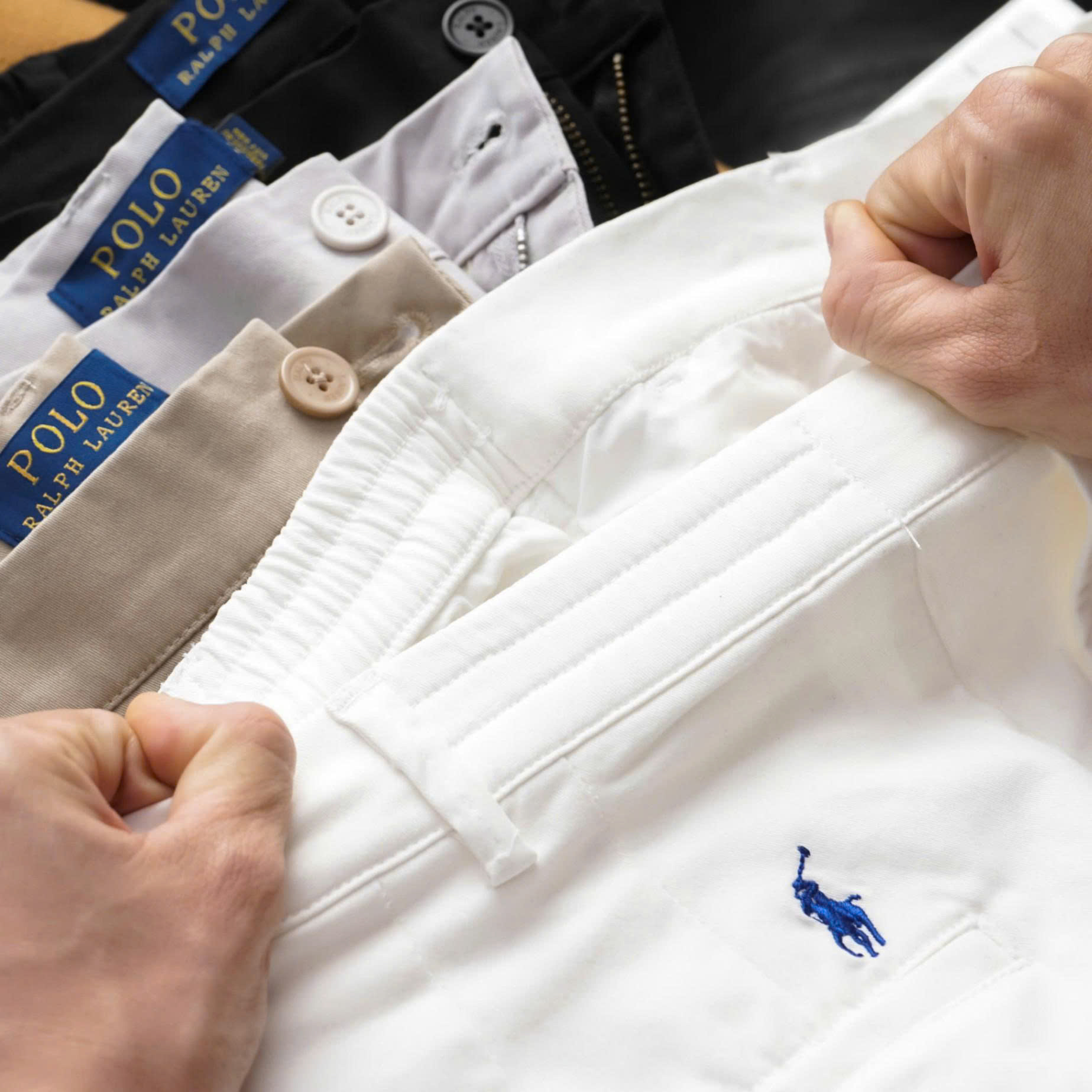 Quần short khaki nam Polo RL
