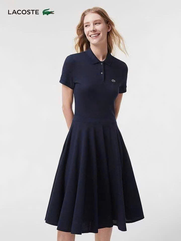 Váy polo Lacoste cổ bẻ