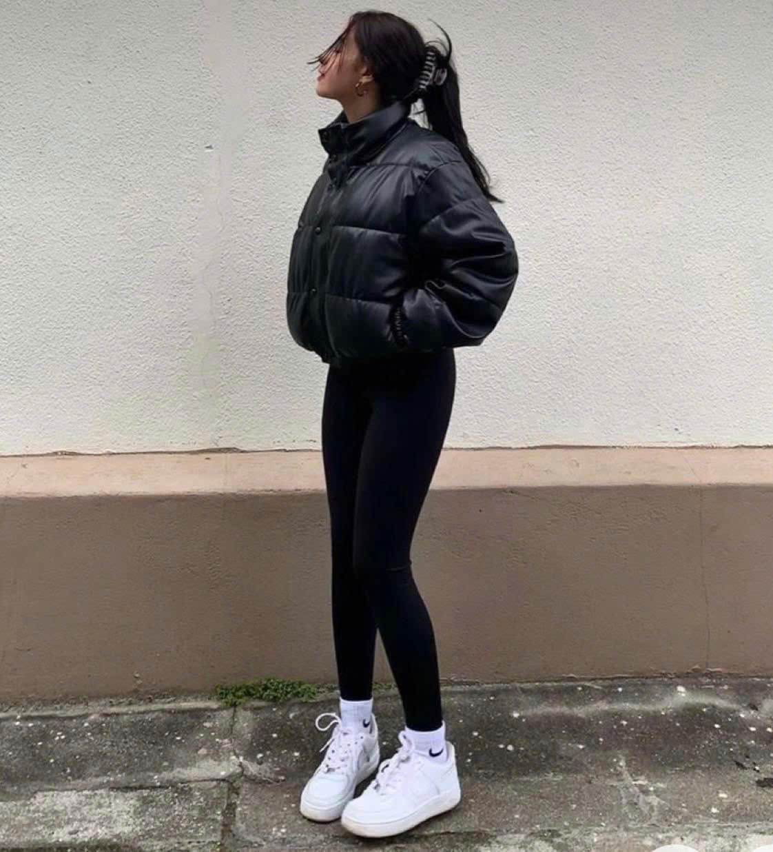 Quần skinny Tom Tailor đen
