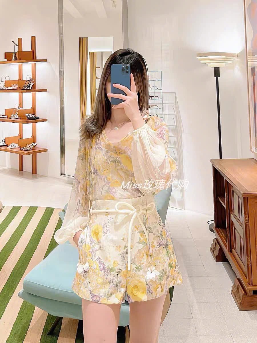 Zimmermann HARMONY BILLOW BLOUSE
