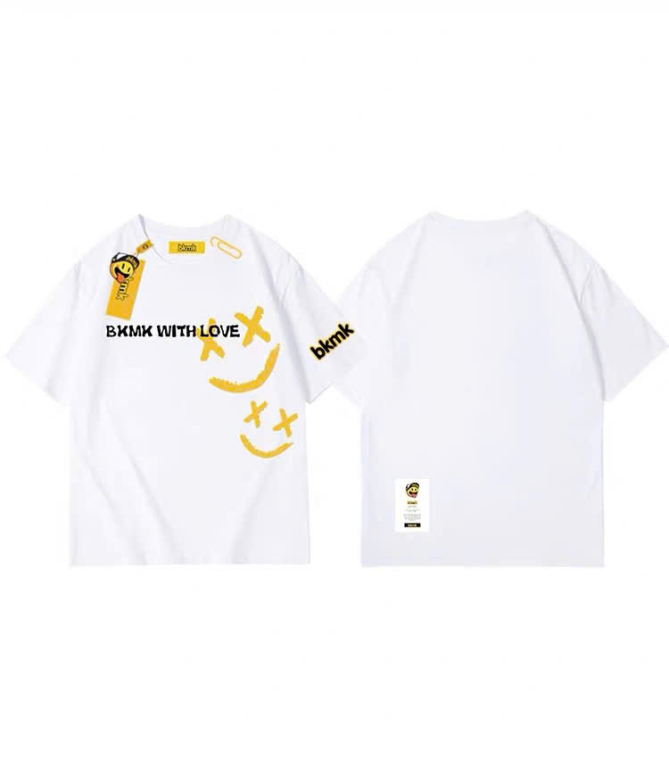 T shirt drew house chư in BKMK WITH LOVE