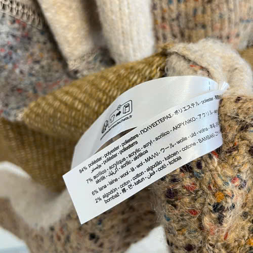 Cardigan Zara dáng dài phối màu cafe