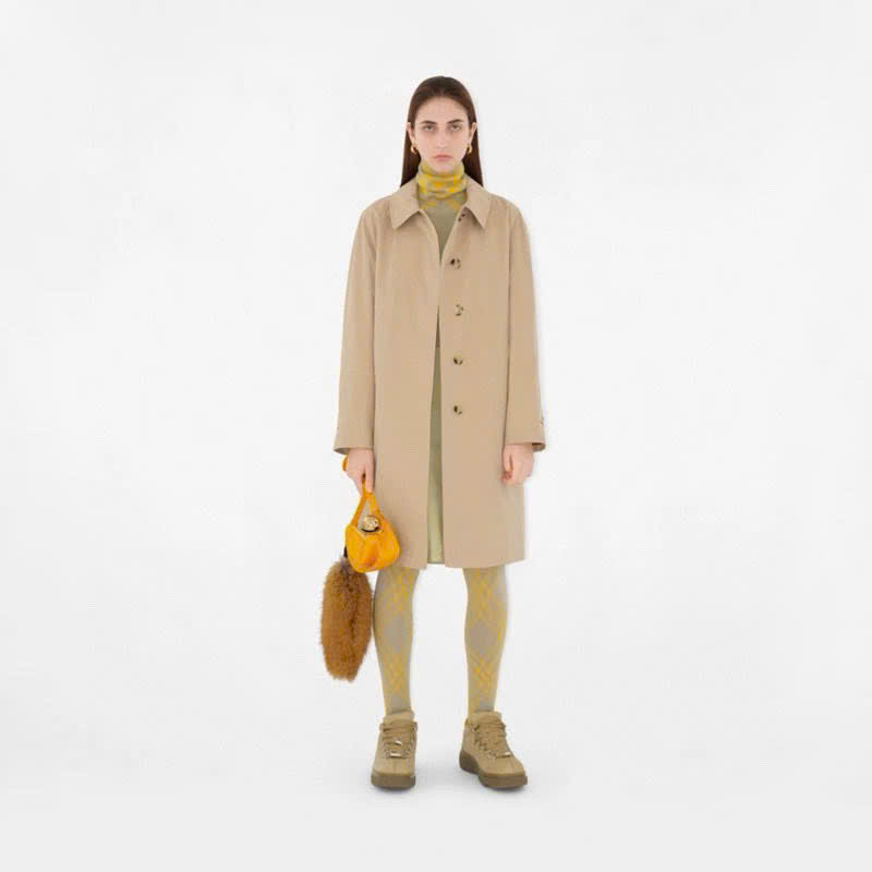 Măng tô BBR khaki cổ bẻ