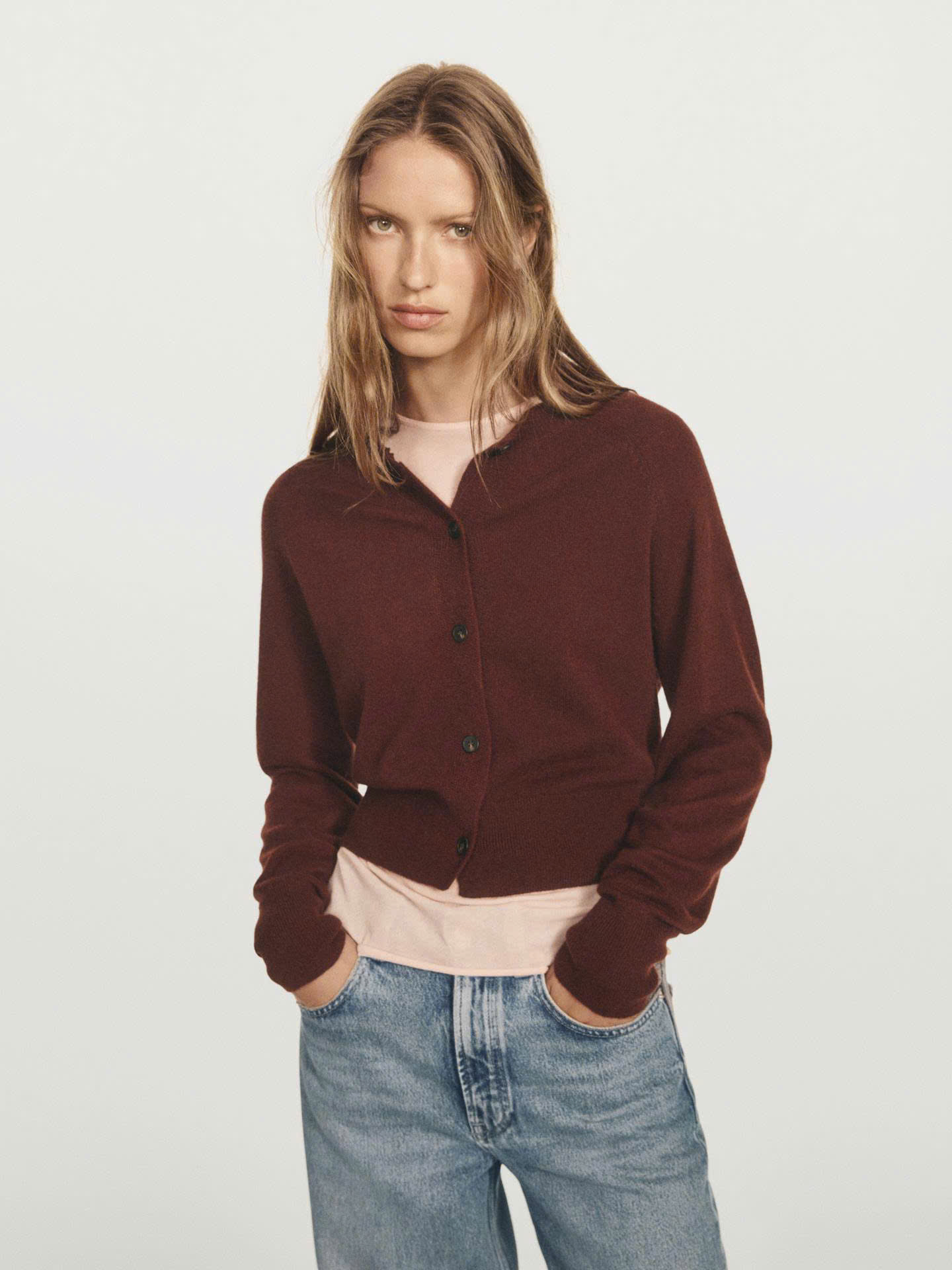 Cardigan tay cánh dơi