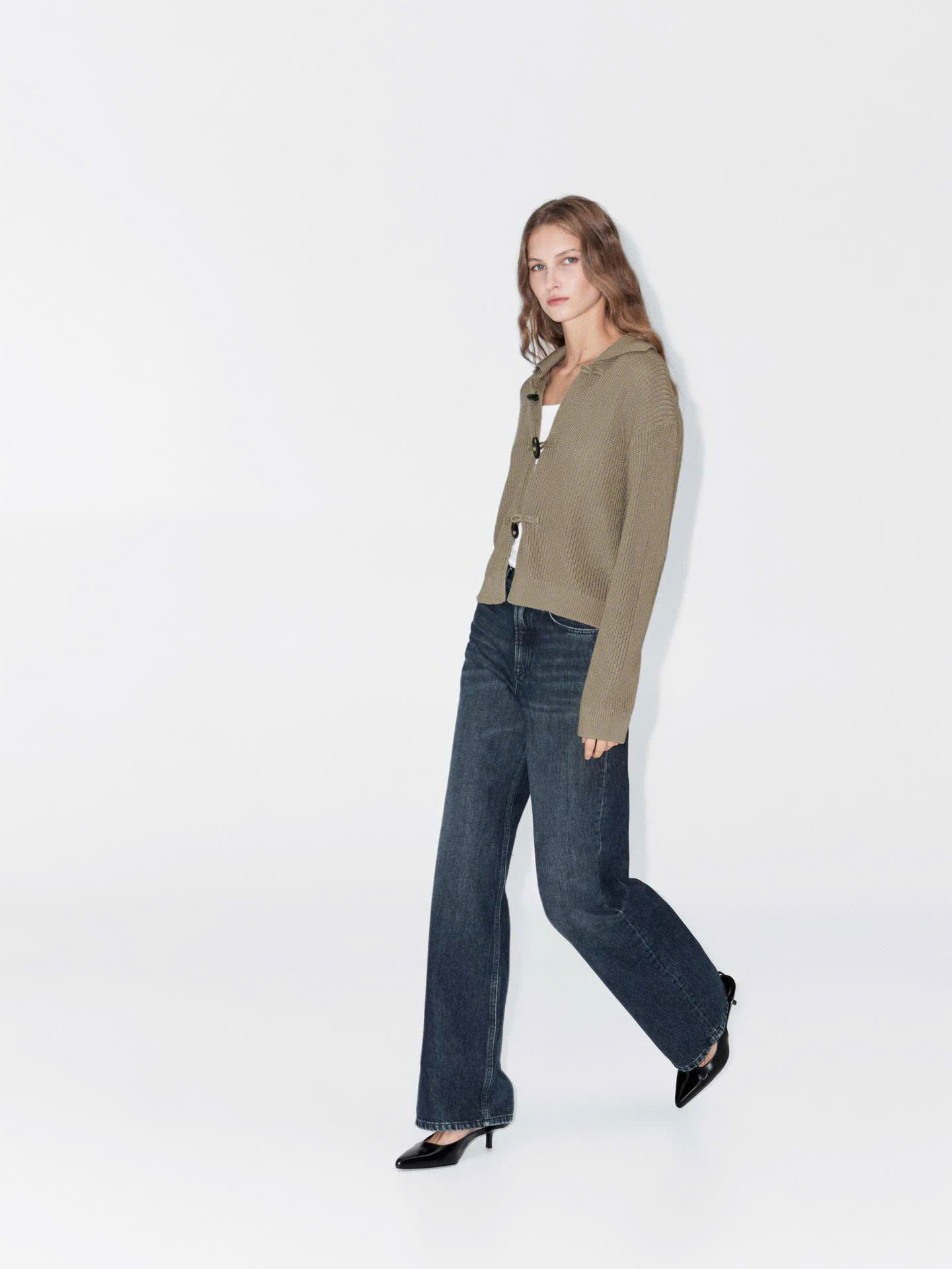 Áo cdg bằng vải cotton Mercerised có khuy sừng