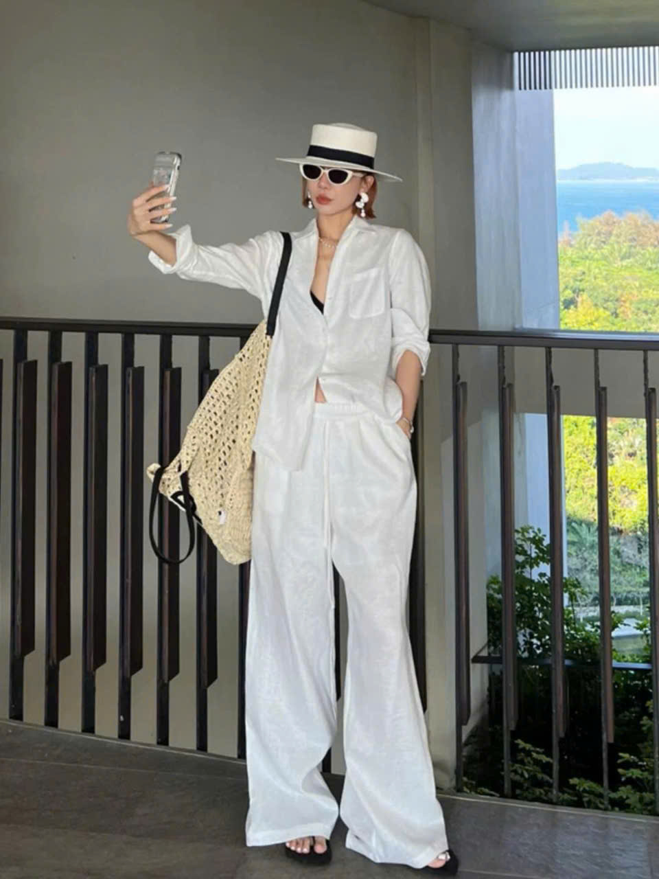 QUẦN ỐNG THẲNG MAY ĐO BẰNG VẢI LINEN
