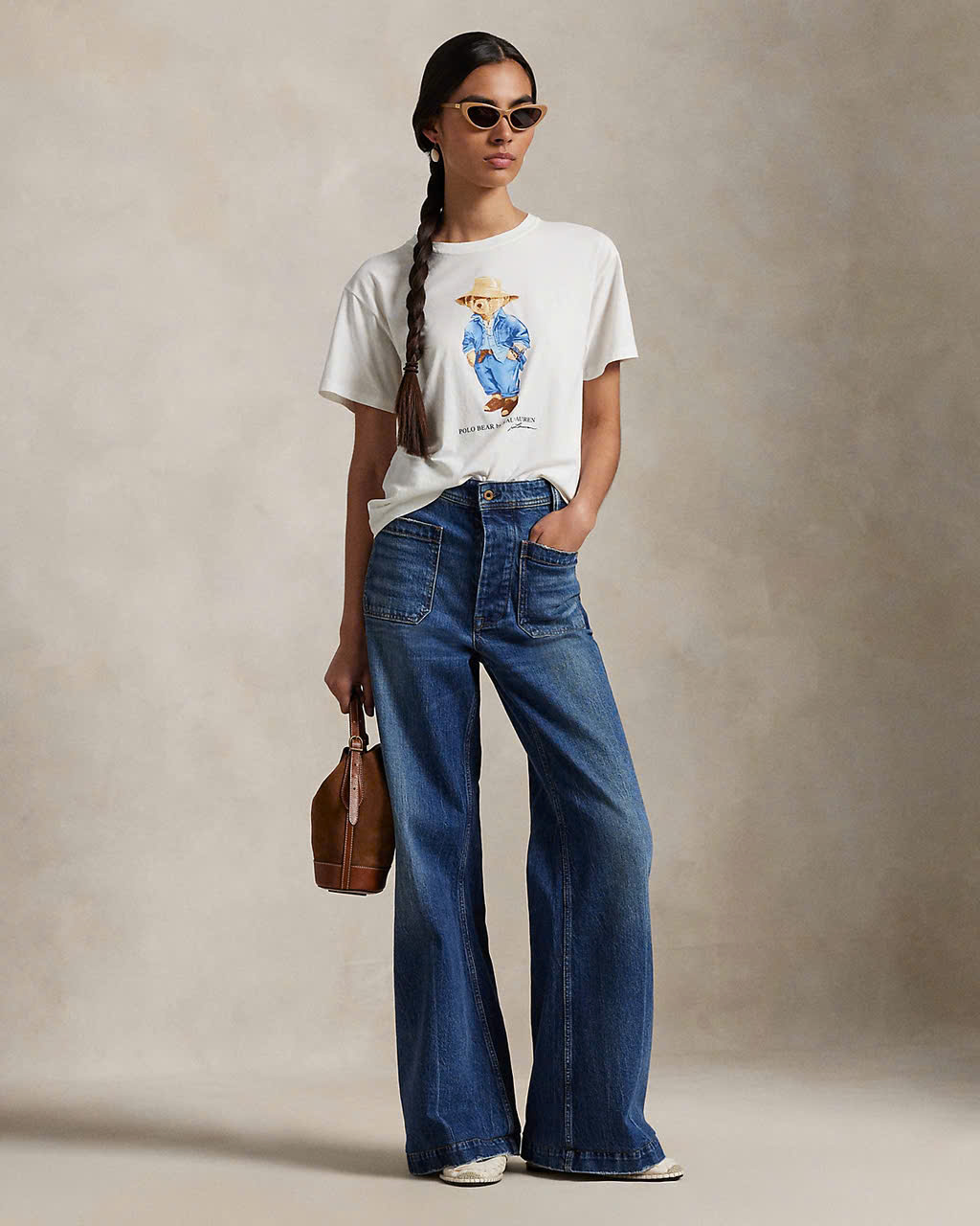 Áo thun cotton jersey hiệu Polo Bear