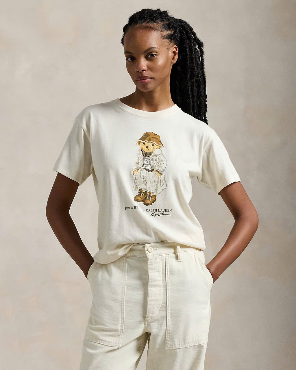 Áo thun cotton jersey hiệu Polo Bear