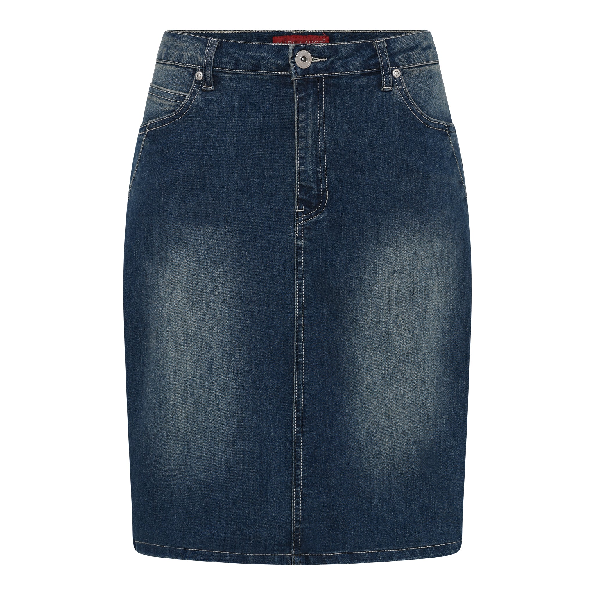 Chân váy denim midi Zara xẻ sau 3 màu