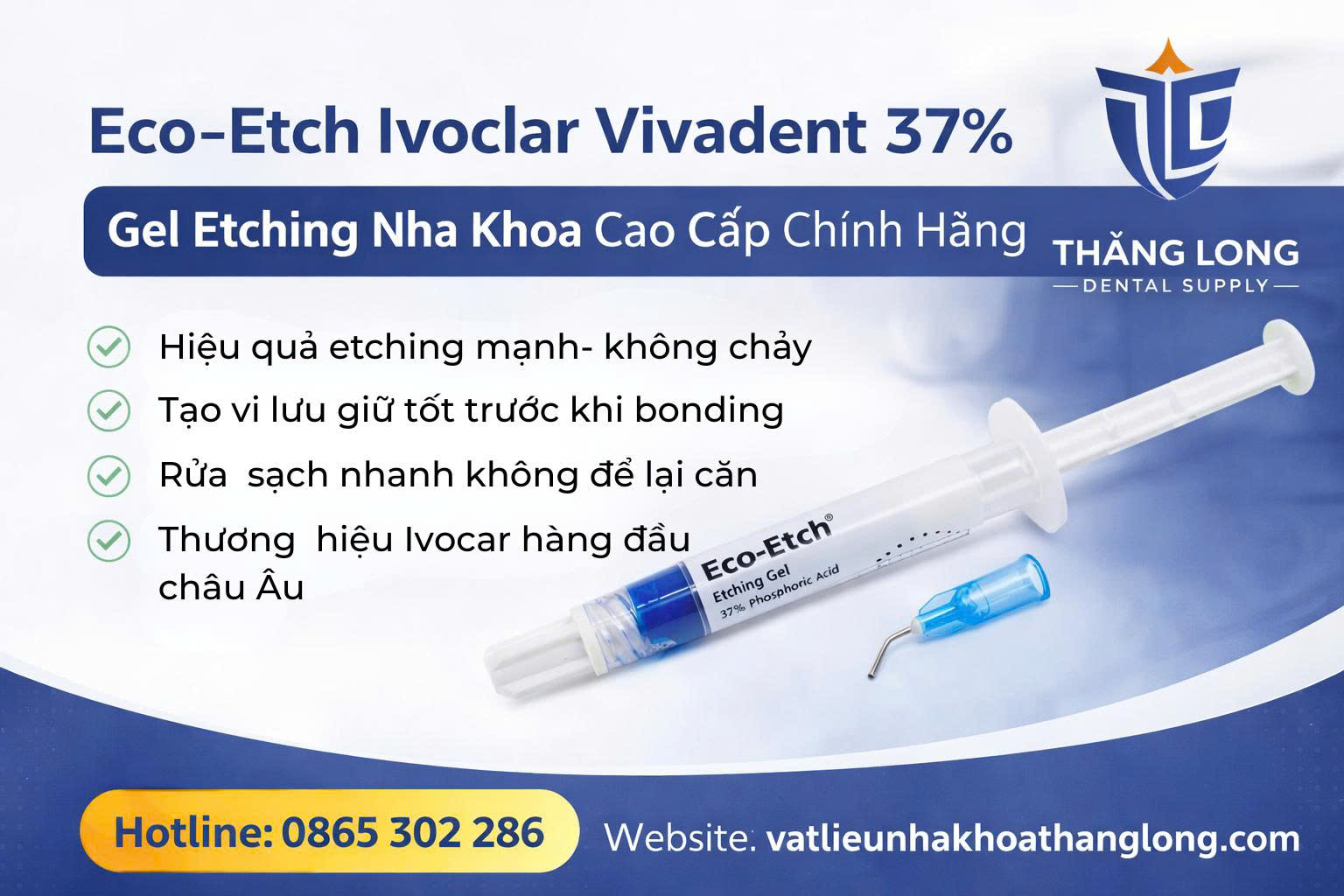 Eco-Etch Ivoclar Vivadent 37% – Gel Etching Nha Khoa