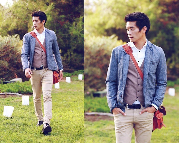 Cách phối cặp da nam với quần áo chuẩn style