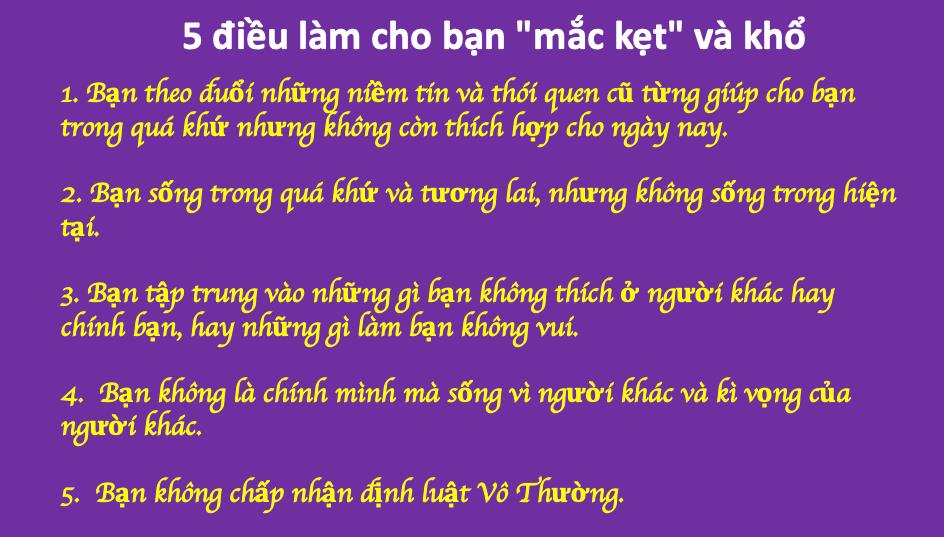 5 Điều Làm Cho Bạn