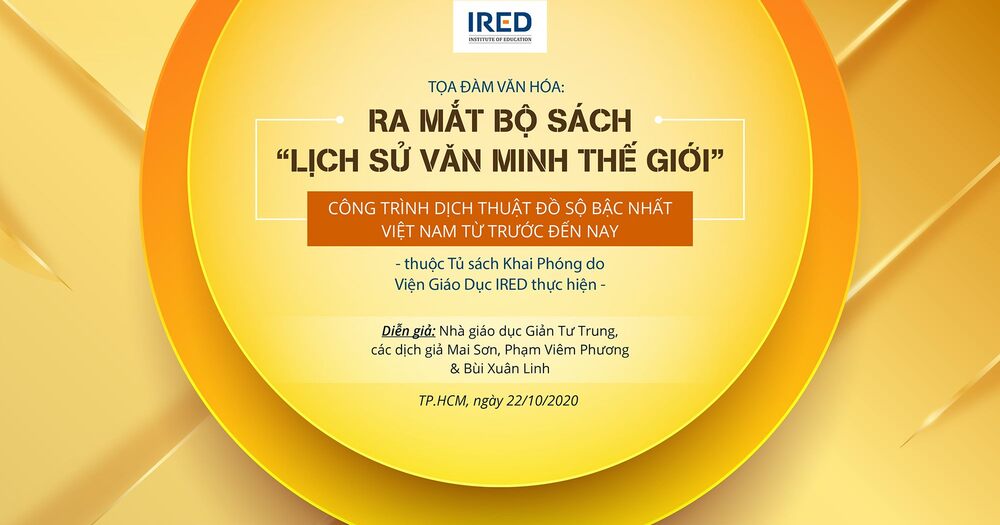 Tọa đàm Văn hóa: RA MẮT BỘ SÁCH