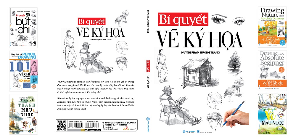 sách Bí Quyết Vẽ Ký Họa - Huỳnh Phạm Hương Trang