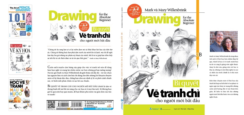 sách Bí Quyết Vẽ Tranh Chì Cho Người Mới Bắt Đầu - Mark và Mary Willenbrink