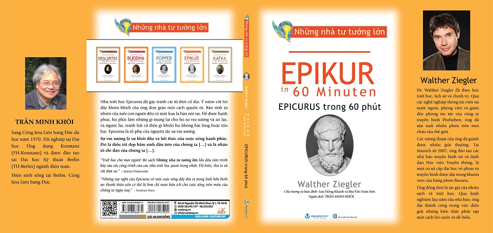 sách Những Nhà Tư Tưởng Lớn - EPIKUR trong 60 phút - Walther Ziegler