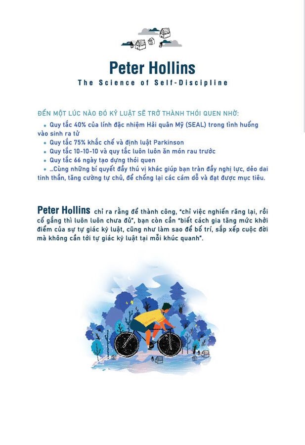 Sách Khoa Học Kỹ Năng Cho Thời Đại Mới: Sống Kỷ Luật - Gặt Thành Công - Peter Hollins
