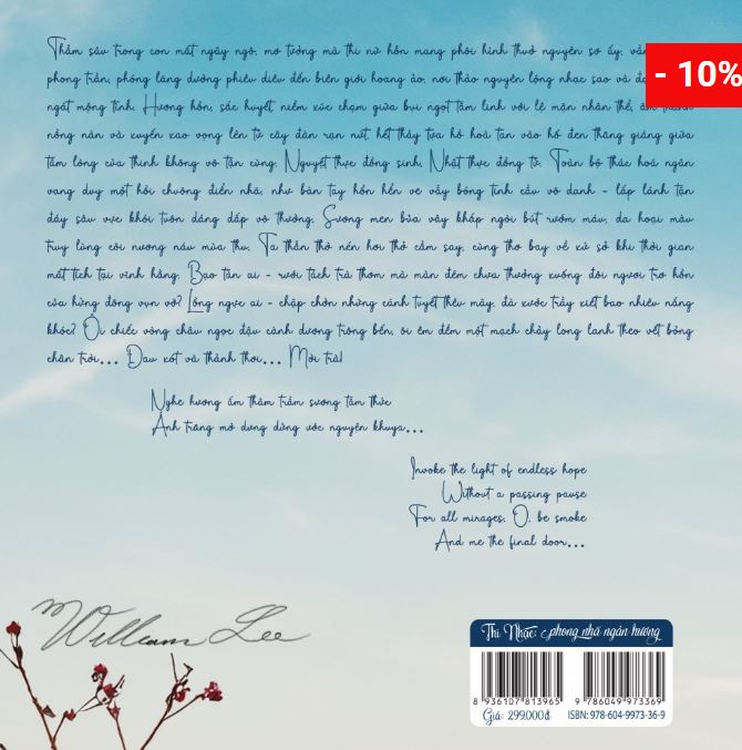 Sách Thi Nhạc - phong nhã ngàn hương - William Lê/ Lee
