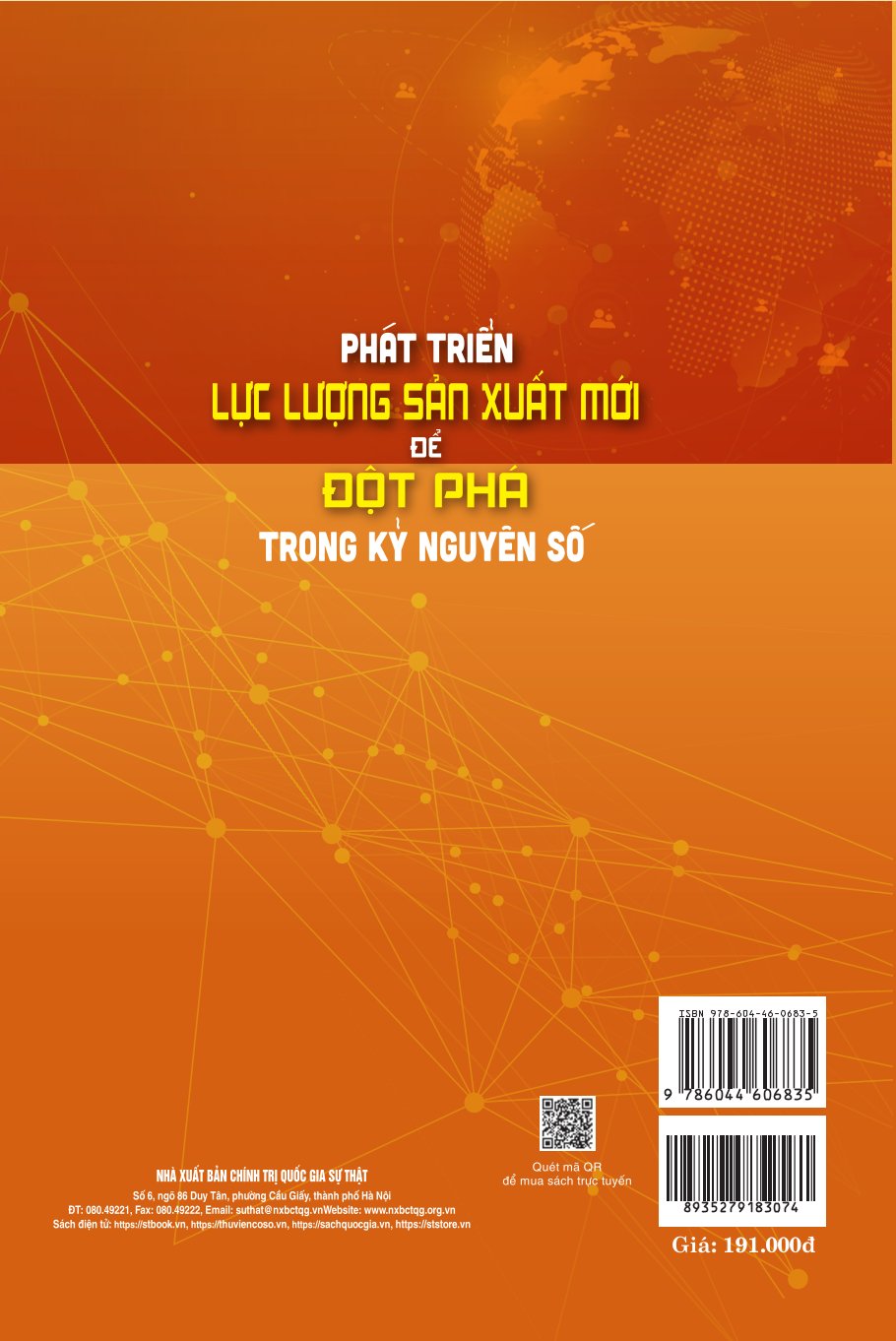 Phát triển lực lượng sản xuất mới để đột phá trong kỷ nguyên số (Sách chuyên khảo) PGS.TS. Vũ Thanh Sơn