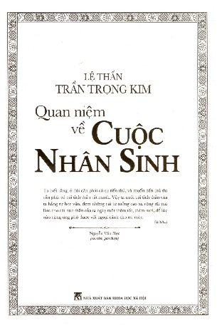 Lệ Thần Trần Trọng Kim: Quan Niệm Về Cuộc Nhân Sinh (Bản đẹp)