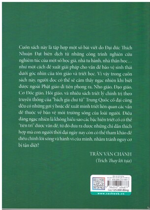 Bảo vệ môi trường qua góc nhìn của tôn giáo và triết học - Thích Nhuận Đạt tuyển dịch