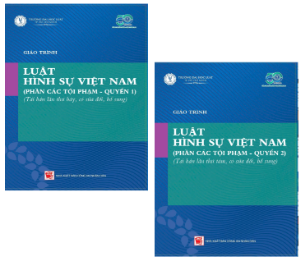 Combo (2 Cuốn Sách): Giáo trình Luật Hình sự Việt Nam: phần các tội phạm (Quyển 1, 2) - ĐH Luật. TP. HCM