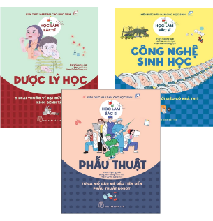 Combo (3 Cuốn Sách) Học Làm Bác Sĩ: Dược Lý Học - Phẫu Thuật - Công Nghệ Sinh Học