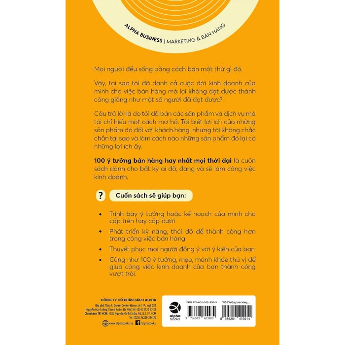 100 Ý Tưởng Bán Hàng Hay Nhất Mọi Thời Đại - Ken Langdon