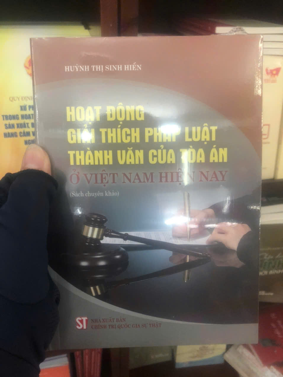Hoạt động giải thích pháp luật thành văn của Toà án ở Việt Nam hiện nay (sách chuyên khảo) - Huỳnh Thị Sinh Hiền