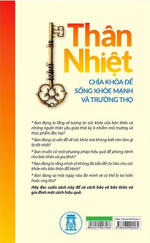 Thân Nhiệt: Chìa Khóa Để Sống Khỏe Mạnh Và Trường Thọ - Nguyễn Vân Nam - Nguyễn Thị Bích Hồng