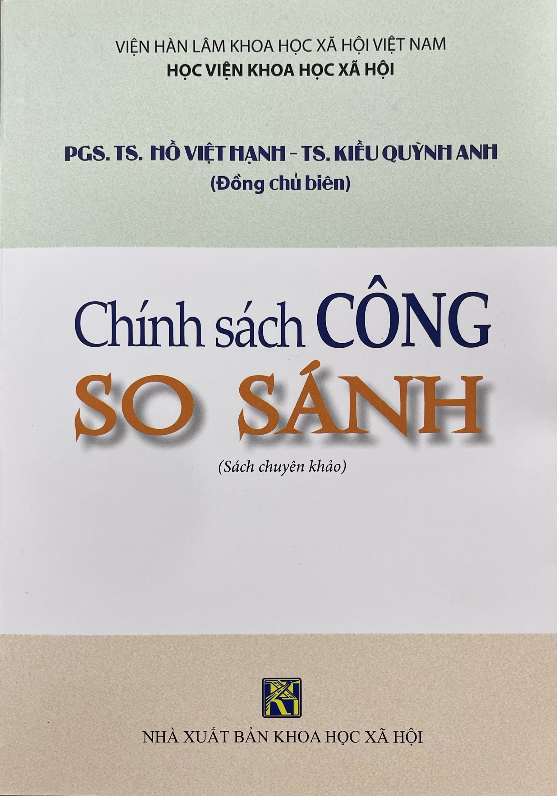 sách Chính Sách Công So Sánh 