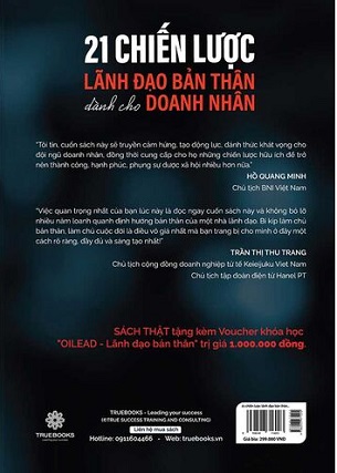 Sách 21 Chiến Lược Lãnh Đạo Bản Thân Dành Cho Doanh Nhân - Harry Trịnh