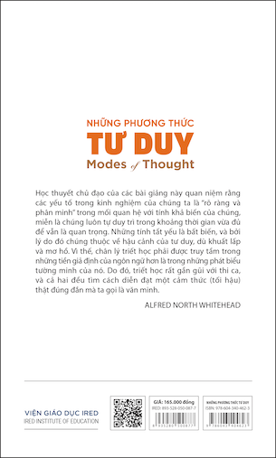 Những Phương Thức Tư Duy - Alfred North Whitehead