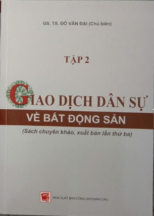 Copy of Giao Dịch Dân Sự Về Bất Động Sản (Tập 2) - GS.TS. Đỗ Văn Đại