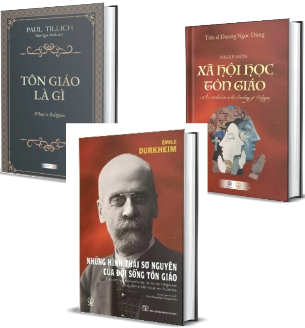 Combo (3 Cuốn Sách) Nhập môn Xã hội học Tôn giáo, Tôn giáo là gì, Những hình thái sơ nguyên của đời sống tôn giáo (Bìa cứng)