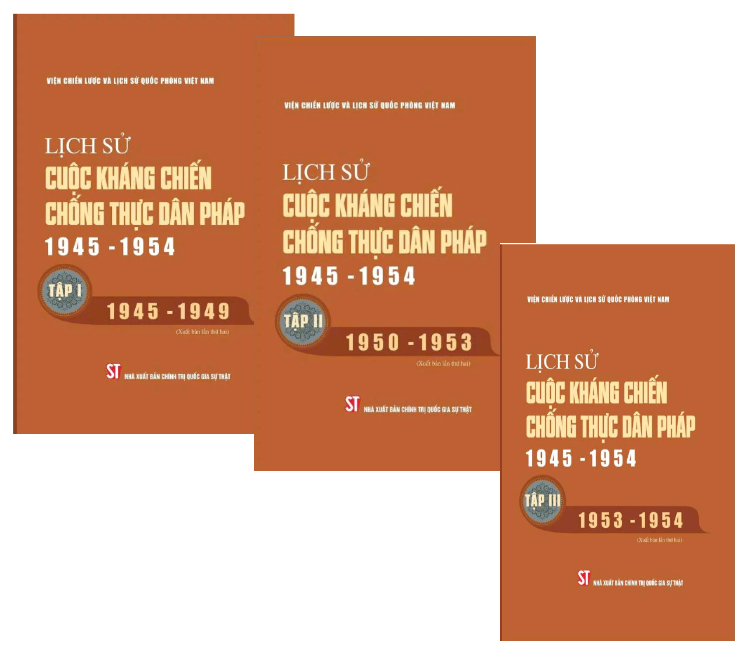 Bộ Lịch sử cuộc kháng chiến chống thực dân Pháp 1945 - 1954 (Bộ 3 tập)