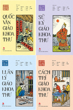 Boxset Việt Nam Tiểu Học Tùng Thư (Hộp 4 Cuốn) Nguyễn Văn Ngọc, Trần Trọng Kim, Đặng Đình Phúc, Đỗ Thận