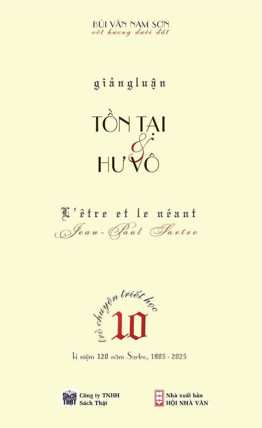 Giảng Luận Tồn tại và Hư vô (Jean-Paul Sartre) Bùi Văn Nam Sơn