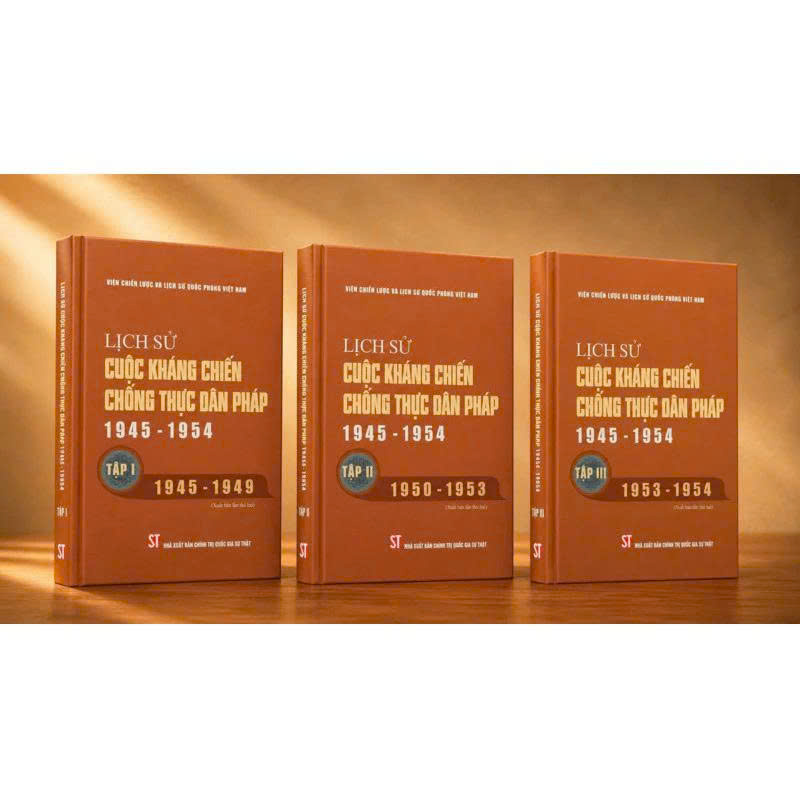 Bộ Lịch sử cuộc kháng chiến chống thực dân Pháp 1945 - 1954 (Bộ 3 tập)