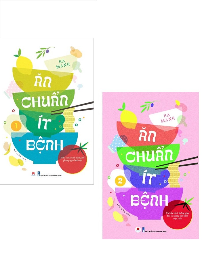 Sách Ăn Chuẩn Ít Bệnh (Bộ 2 Cuốn) - Hạ Manh