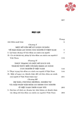 Sách Một số vấn đề lý luận và thực tiễn về bảo đảm an ninh con người ở Việt Nam hiện nay - Ts. Bùi Thanh Tuấn